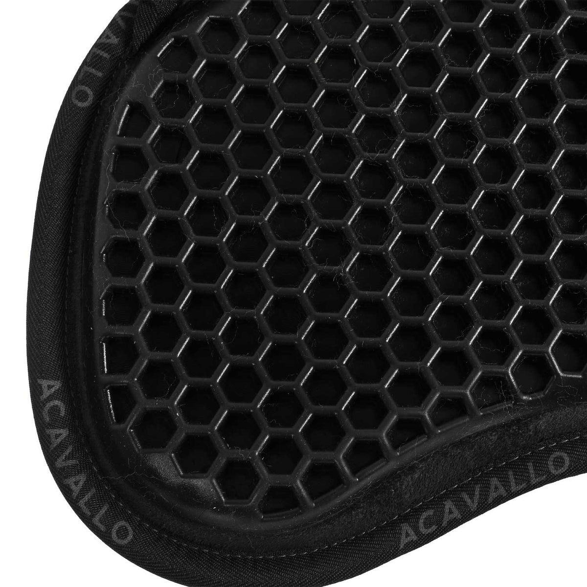 Acavallo - Underlag, memory foam, manke-fri, ruskind, lammeskind bag, Hexagonal gel, flat