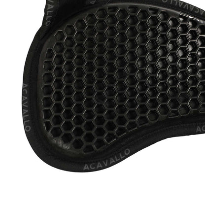 Acavallo - Underlag, memory foam, manke-fri, ruskind, lammeskind bag, Hexagonal gel, flat