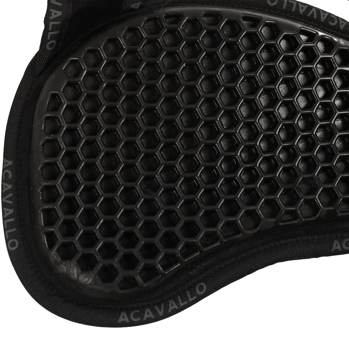 Acavallo - Underlag, memory foam, manke-fri, ruskind, lammeskind bag, Hexagonal gel, flat