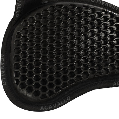 Acavallo - Underlag, memory foam, manke-fri, ruskind, lammeskind bag, Hexagonal gel, flat