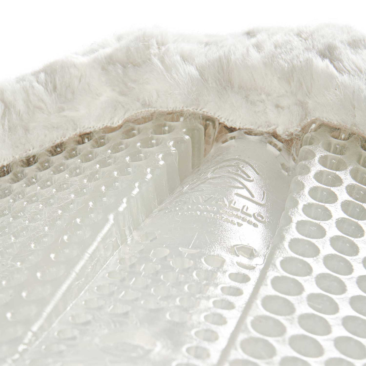 Acavallo - Underlag, gel, Classic-FS, kunstigt lammeskind, cut-out, back riser