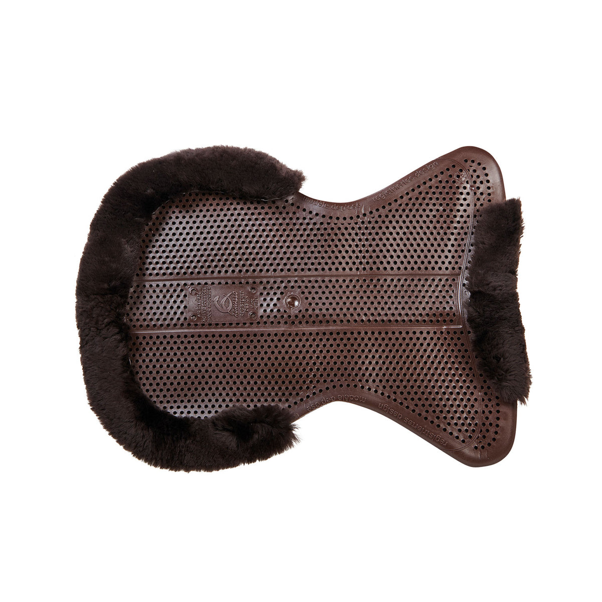Acavallo - Underlag, gel, Classic-S, 1/2 cut-out, Dri-lex, flat