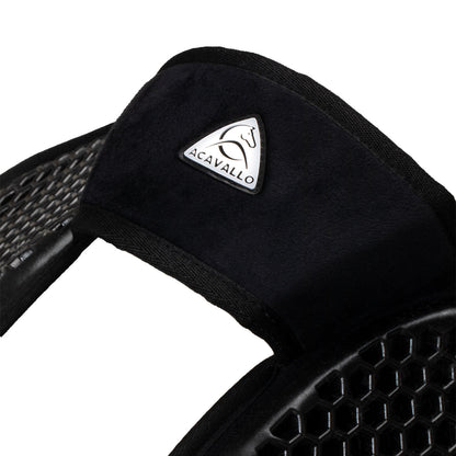 Acavallo - Underlag, memory foam, manke-fri, ruskind, lammeskind bag, Hexagonal gel