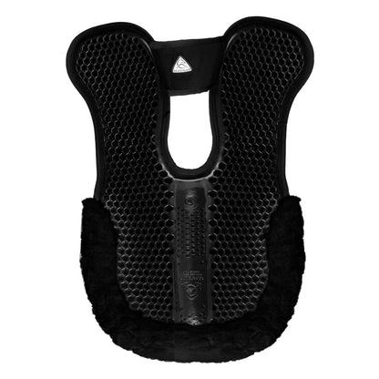 Acavallo - Underlag, memory foam, manke-fri, ruskind, lammeskind bag, Hexagonal gel