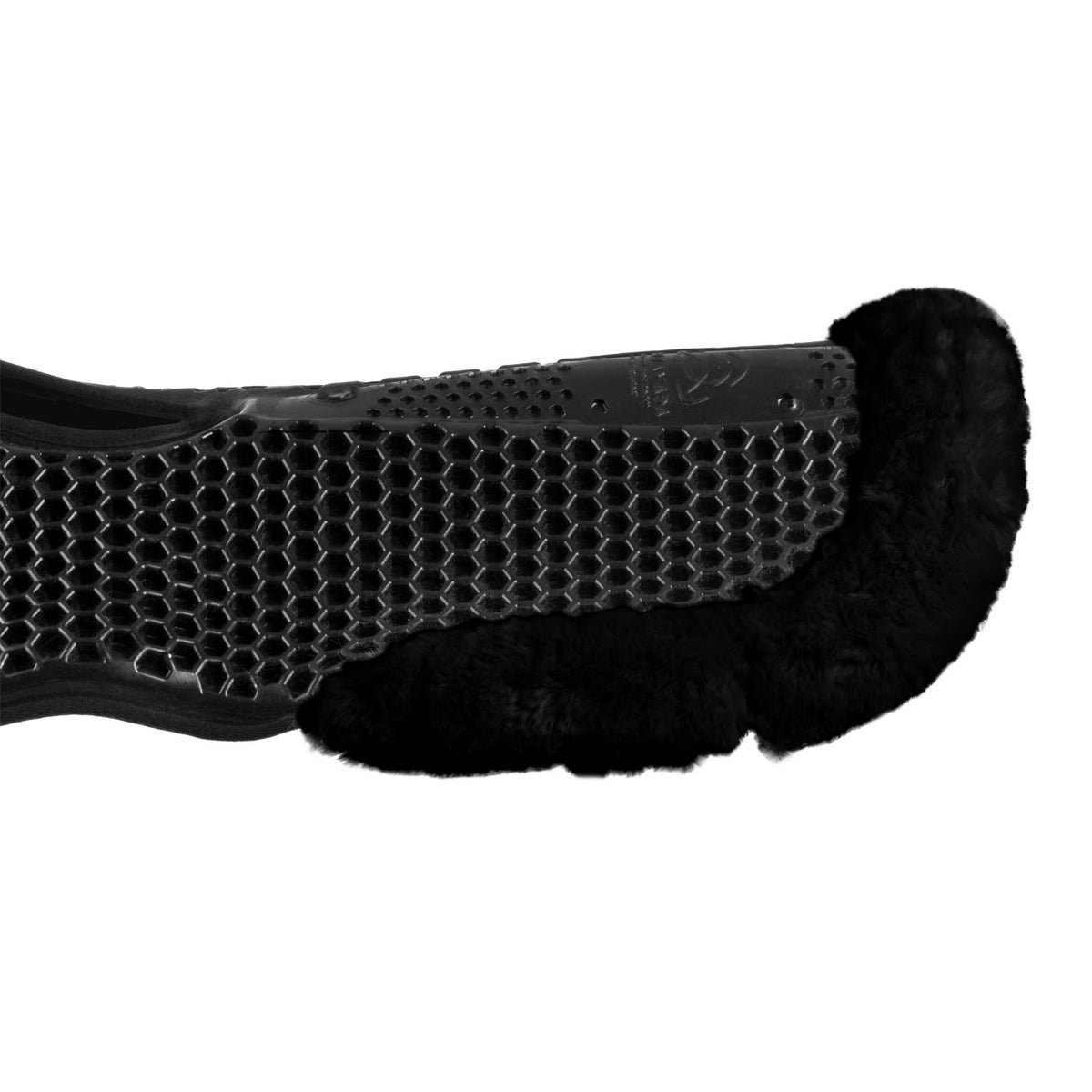Acavallo - Underlag, memory foam, manke-fri, ruskind, lammeskind bag, Hexagonal gel