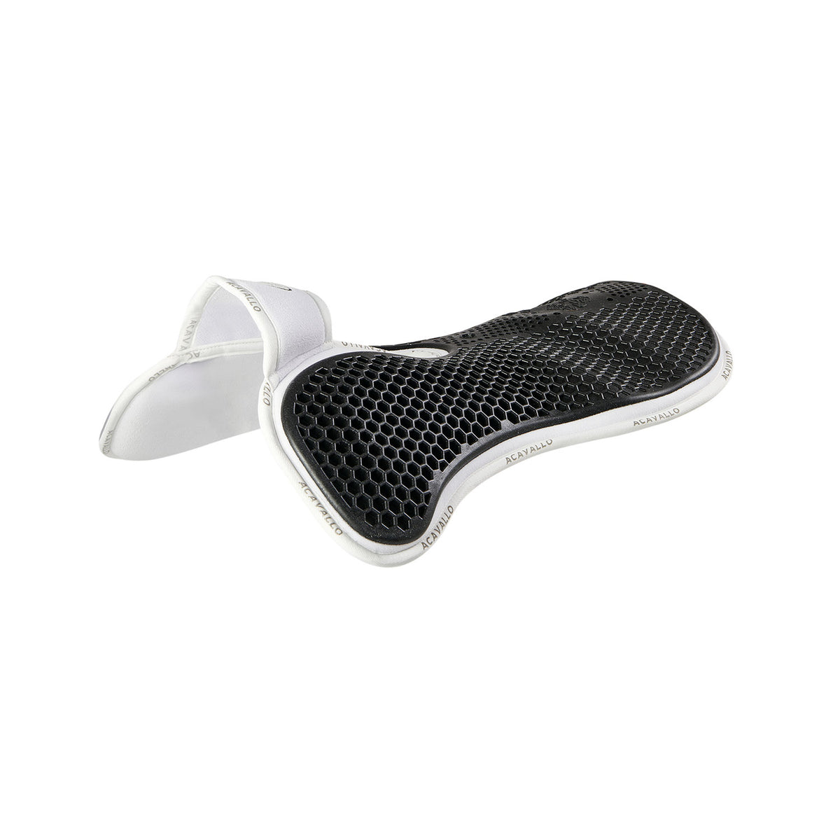 Acavallo - Underlag, memory foam, manke-fri, ruskind, Hexagonal gel, front riser