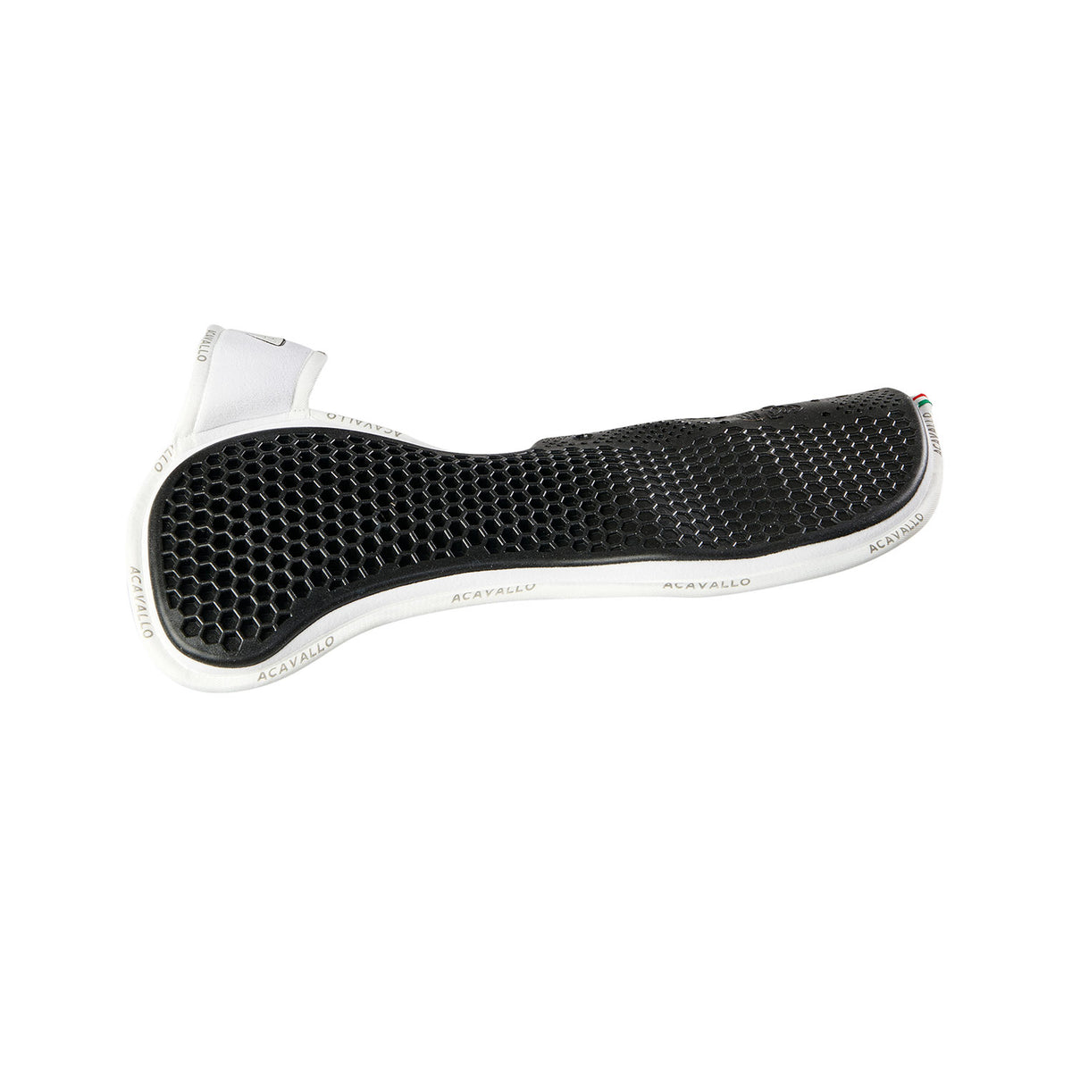 Acavallo - Underlag, memory foam, manke-fri, ruskind, Hexagonal gel, front riser