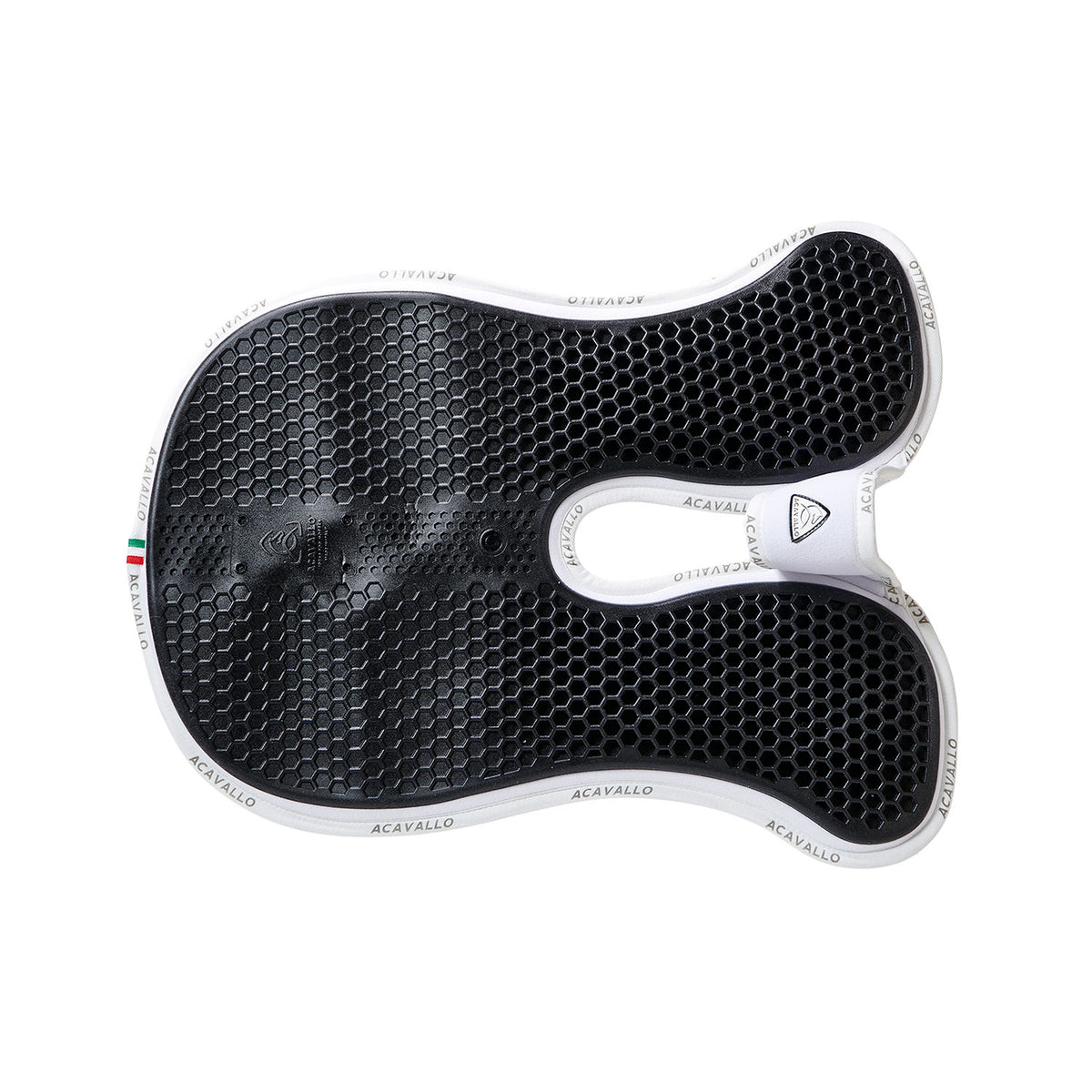 Acavallo - Underlag, memory foam, manke-fri, ruskind, Hexagonal gel, front riser