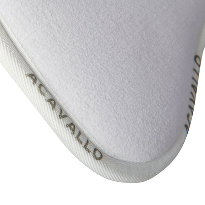 Acavallo - Underlag, memory foam, manke-fri, ruskind, Hexagonal gel, front riser