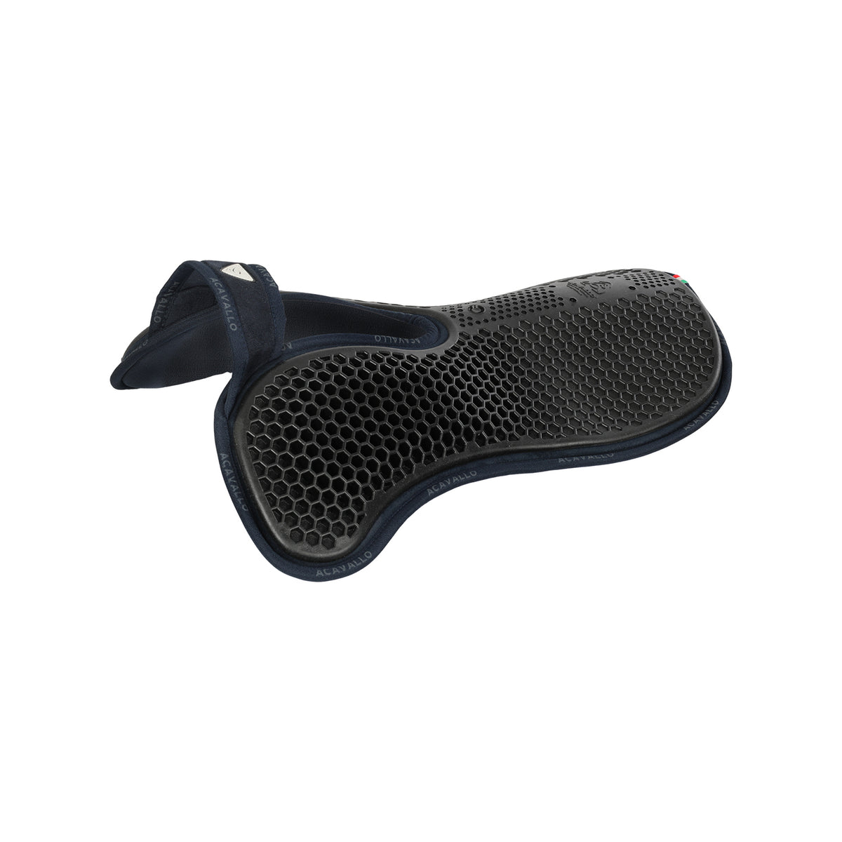 Acavallo - Underlag, memory foam, manke-fri, ruskind, Hexagonal gel, front riser