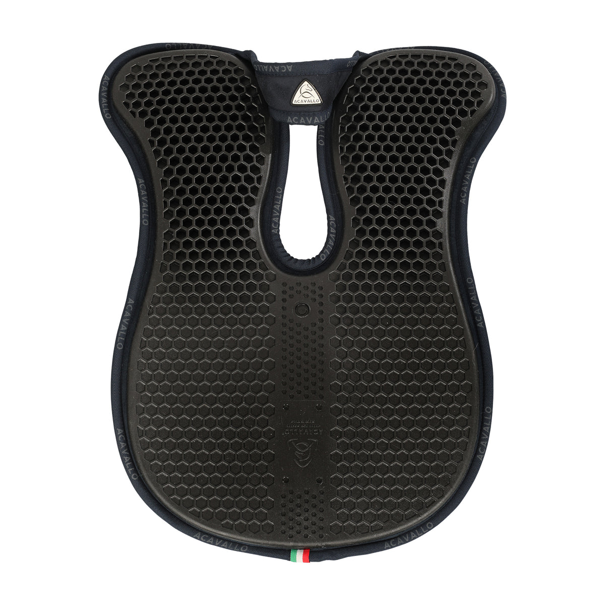 Acavallo - Underlag, memory foam, manke-fri, ruskind, Hexagonal gel, front riser