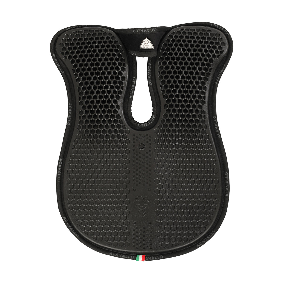 Acavallo - Underlag, memory foam, manke-fri, ruskind, Hexagonal gel, front riser
