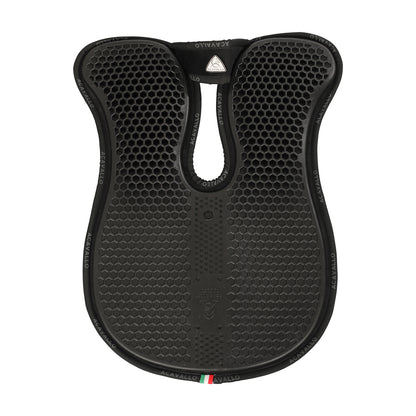 Acavallo - Underlag, memory foam, manke-fri, ruskind, Hexagonal gel, front riser