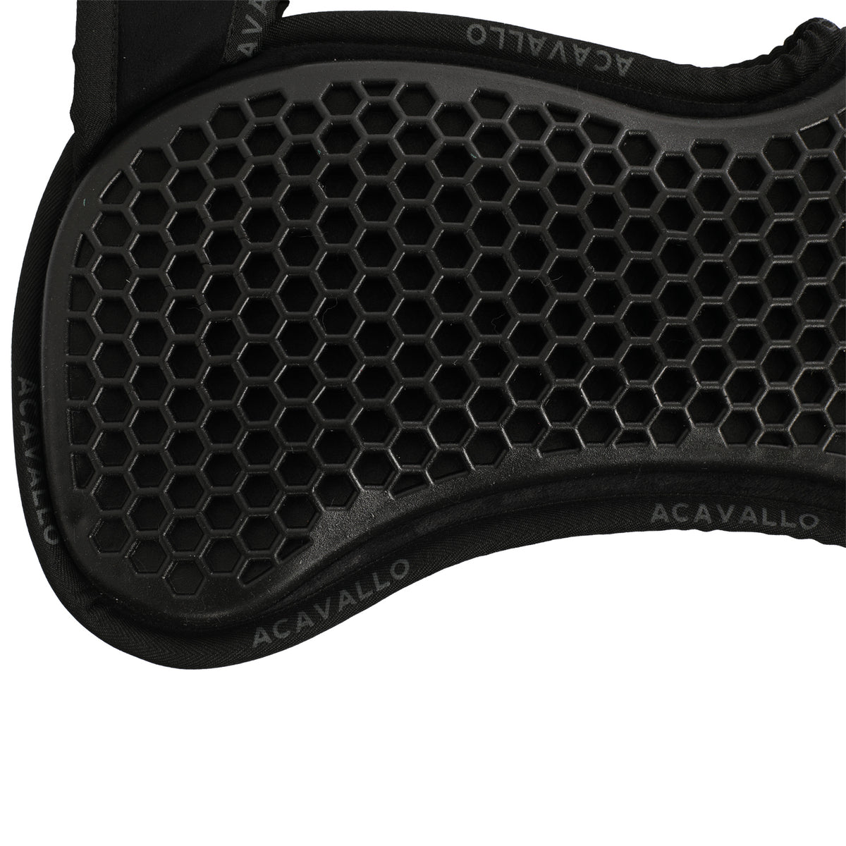 Acavallo - Underlag, memory foam, manke-fri, ruskind, Hexagonal gel, front riser