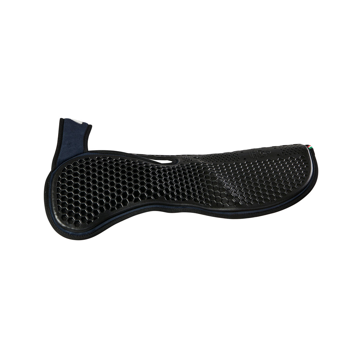 Acavallo - Underlag, Slim pad, manke-fri, ruskind, Hexagonal gel, front riser