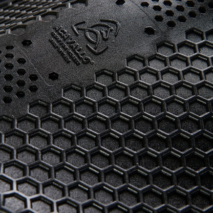 Acavallo - Underlag, Slim pad, manke-fri, ruskind, Hexagonal gel, front riser