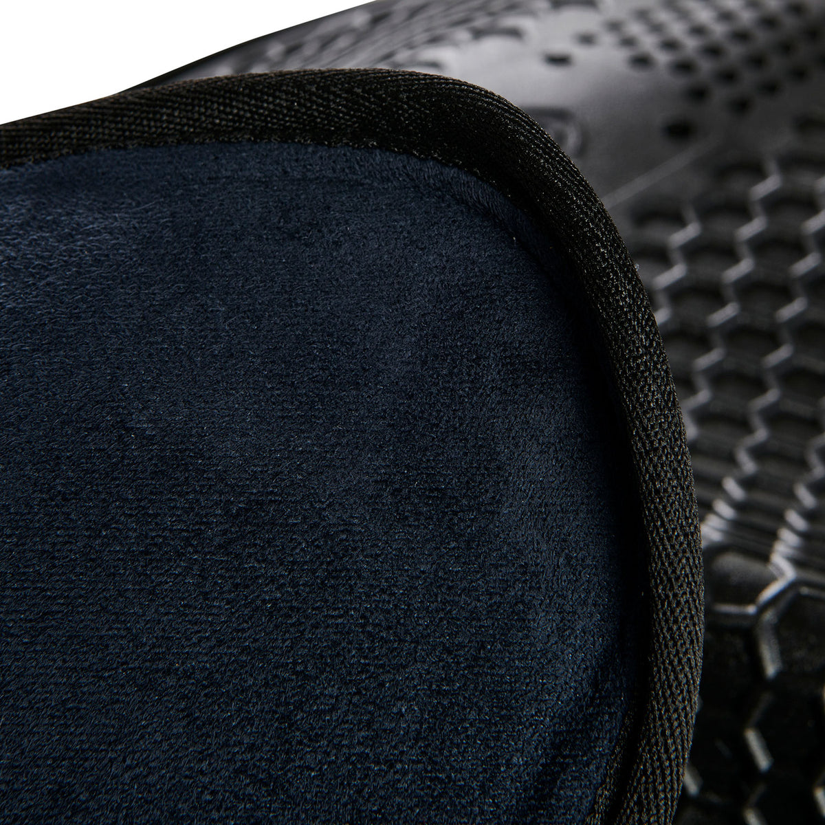Acavallo - Underlag, Slim pad, manke-fri, ruskind, Hexagonal gel, front riser