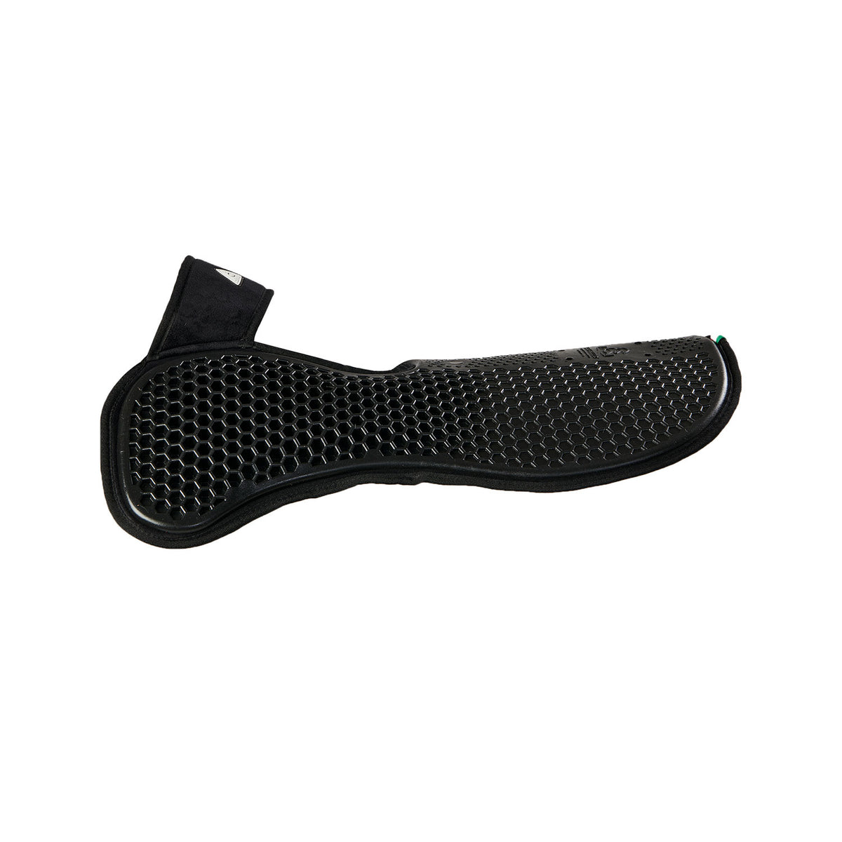 Acavallo - Underlag, Slim pad, manke-fri, ruskind, Hexagonal gel, front riser