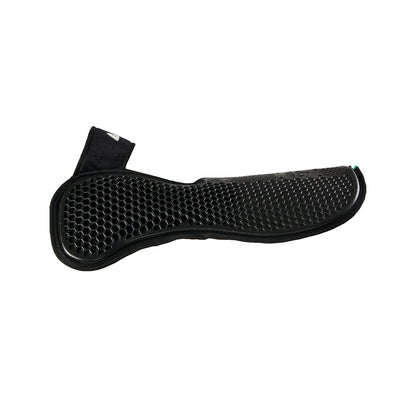 Acavallo - Underlag, Slim pad, manke-fri, ruskind, Hexagonal gel, front riser