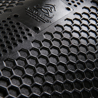 Acavallo - Underlag, Slim pad, manke-fri, ruskind, Hexagonal gel, front riser