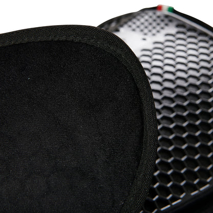 Acavallo - Underlag, Slim pad, manke-fri, ruskind, Hexagonal gel, front riser