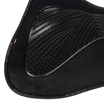 Acavallo - Half pad, memory foam, ruskind, gel grip, flat