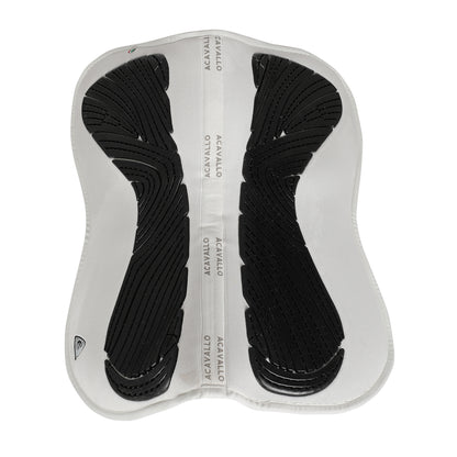 Acavallo - Half pad, memory foam, ruskind, gel grip, flat, med lommer