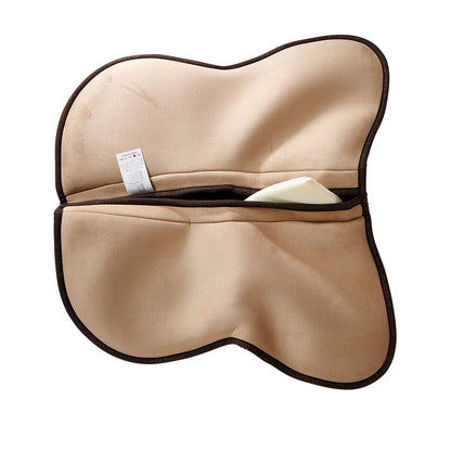 Acavallo - Half pad, memory foam, ruskind, gel grip, flat, med lommer