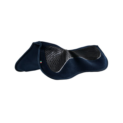 Acavallo - Half pad, memory foam, ruskind, gel grip, flat, med lommer
