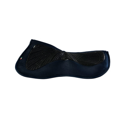 Acavallo - Half pad, memory foam, ruskind, gel grip, flat, med lommer