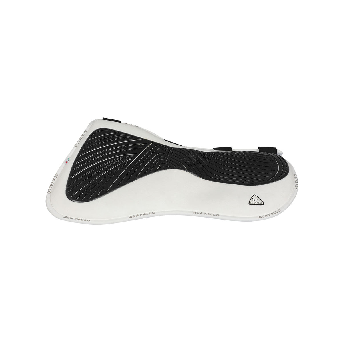 Acavallo - Half pad, memory foam, ruskind, kunstigt lammeskind, gel grip, flat