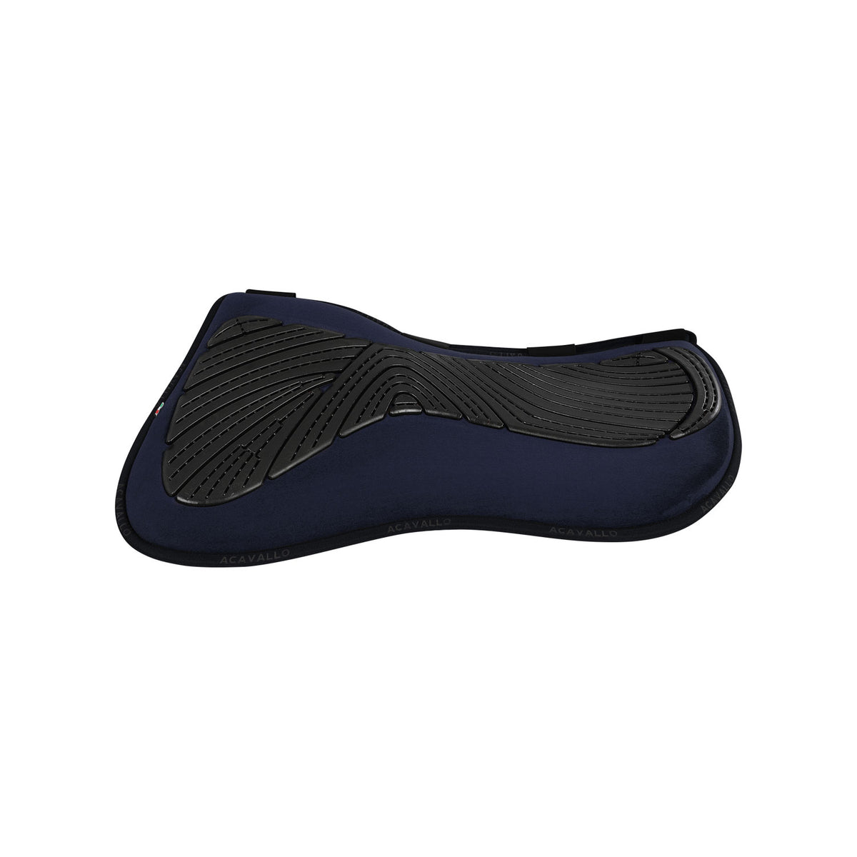 Acavallo - Half pad, memory foam, ruskind, kunstigt lammeskind, gel grip, flat