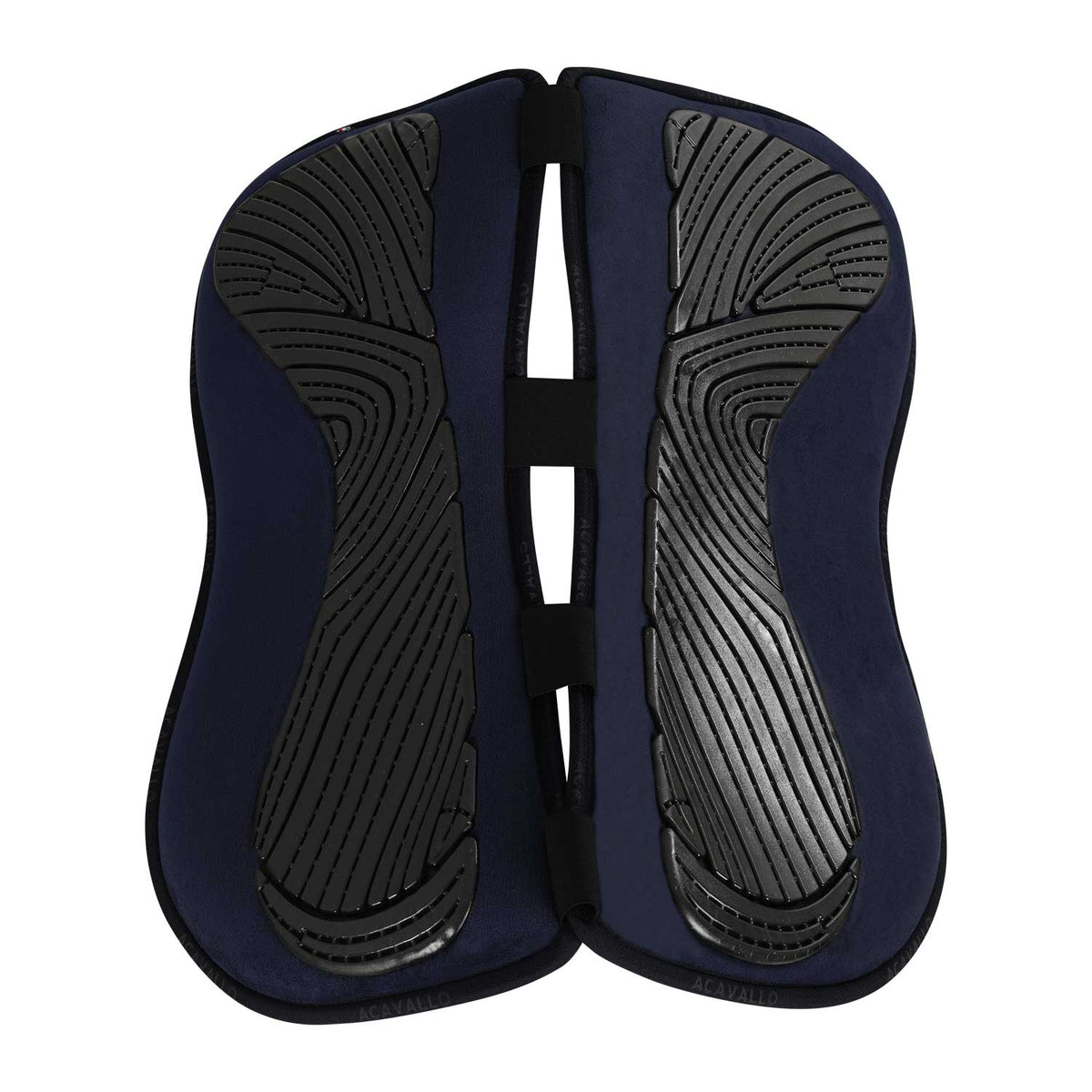 Acavallo - Half pad, memory foam, ruskind, kunstigt lammeskind, gel grip, flat