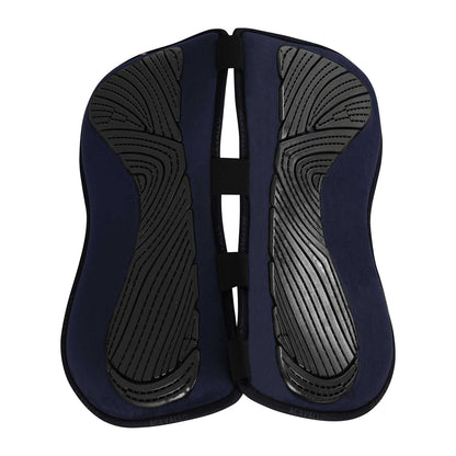 Acavallo - Half pad, memory foam, ruskind, kunstigt lammeskind, gel grip, flat