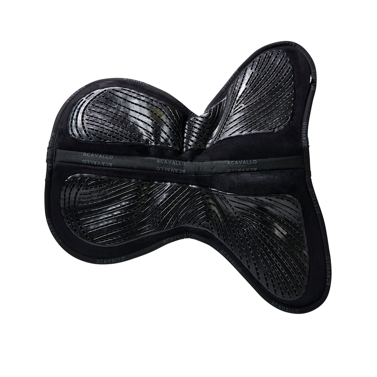 Acavallo - Half pad, close contact, gel og memory foam, lommer til risers
