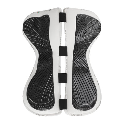 Acavallo - Underlag, memory foam, close contact, kunstigt lammeskind, gel grip, flat