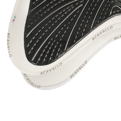 Acavallo - Underlag, memory foam, close contact, kunstigt lammeskind, gel grip, flat
