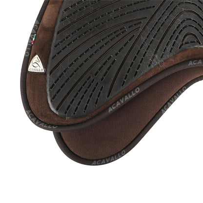 Acavallo - Underlag, memory foam, close contact, kunstigt lammeskind, gel grip, flat
