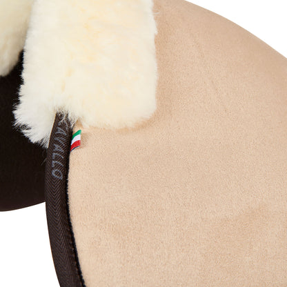 Acavallo - Underlag, memory foam, close contact, cut-out lammeskind, flat