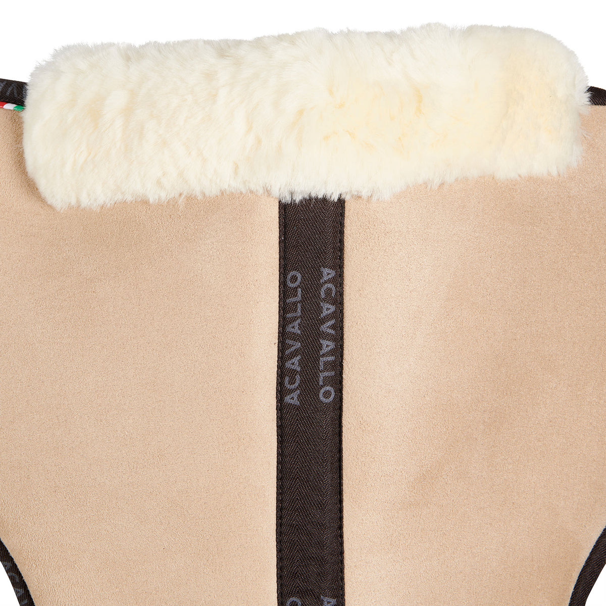 Acavallo - Underlag, memory foam, close contact, cut-out lammeskind, flat