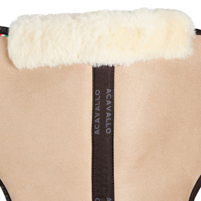 Acavallo - Underlag, memory foam, close contact, cut-out lammeskind, flat