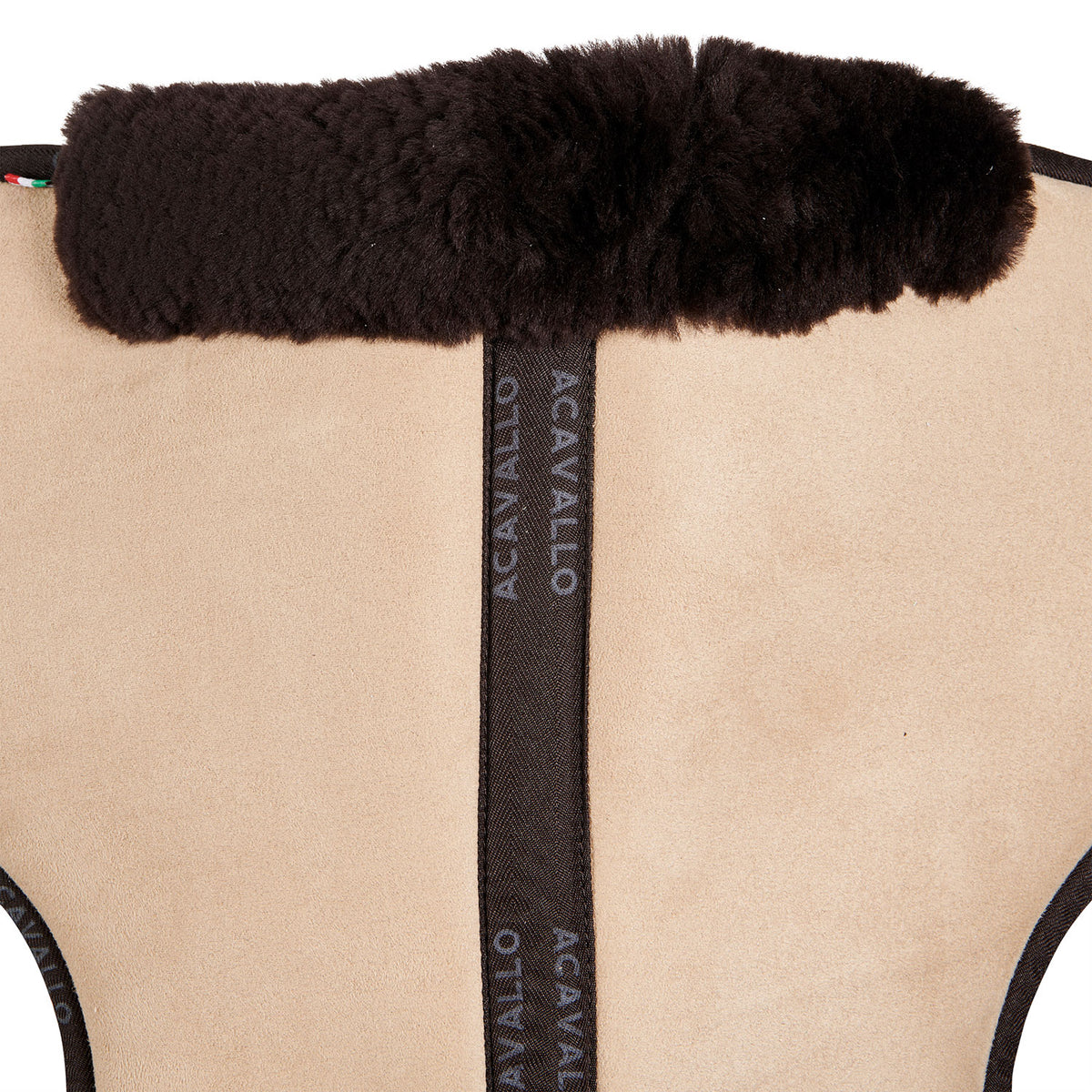 Acavallo - Underlag, memory foam, close contact, cut-out lammeskind, flat