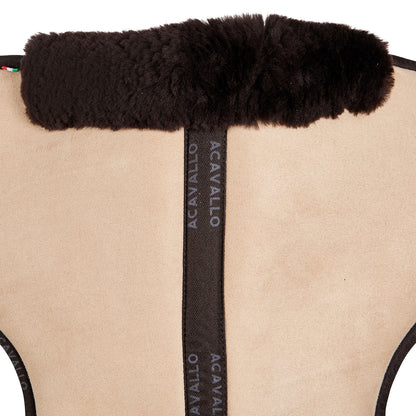 Acavallo - Underlag, memory foam, close contact, cut-out lammeskind, flat