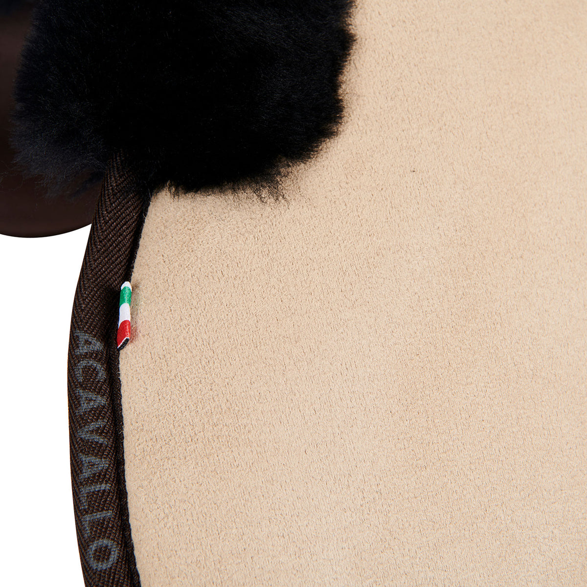 Acavallo - Underlag, memory foam, close contact, cut-out lammeskind, flat