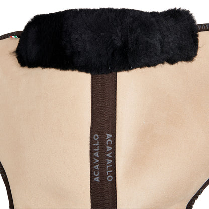 Acavallo - Underlag, memory foam, close contact, cut-out lammeskind, flat