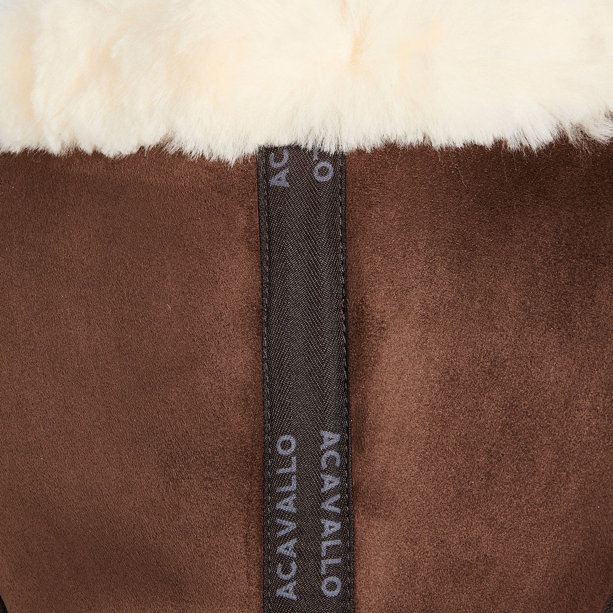 Acavallo - Underlag, memory foam, close contact, cut-out lammeskind, flat