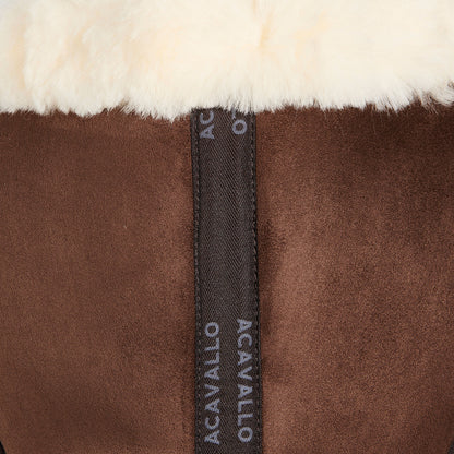 Acavallo - Underlag, memory foam, close contact, cut-out lammeskind, flat