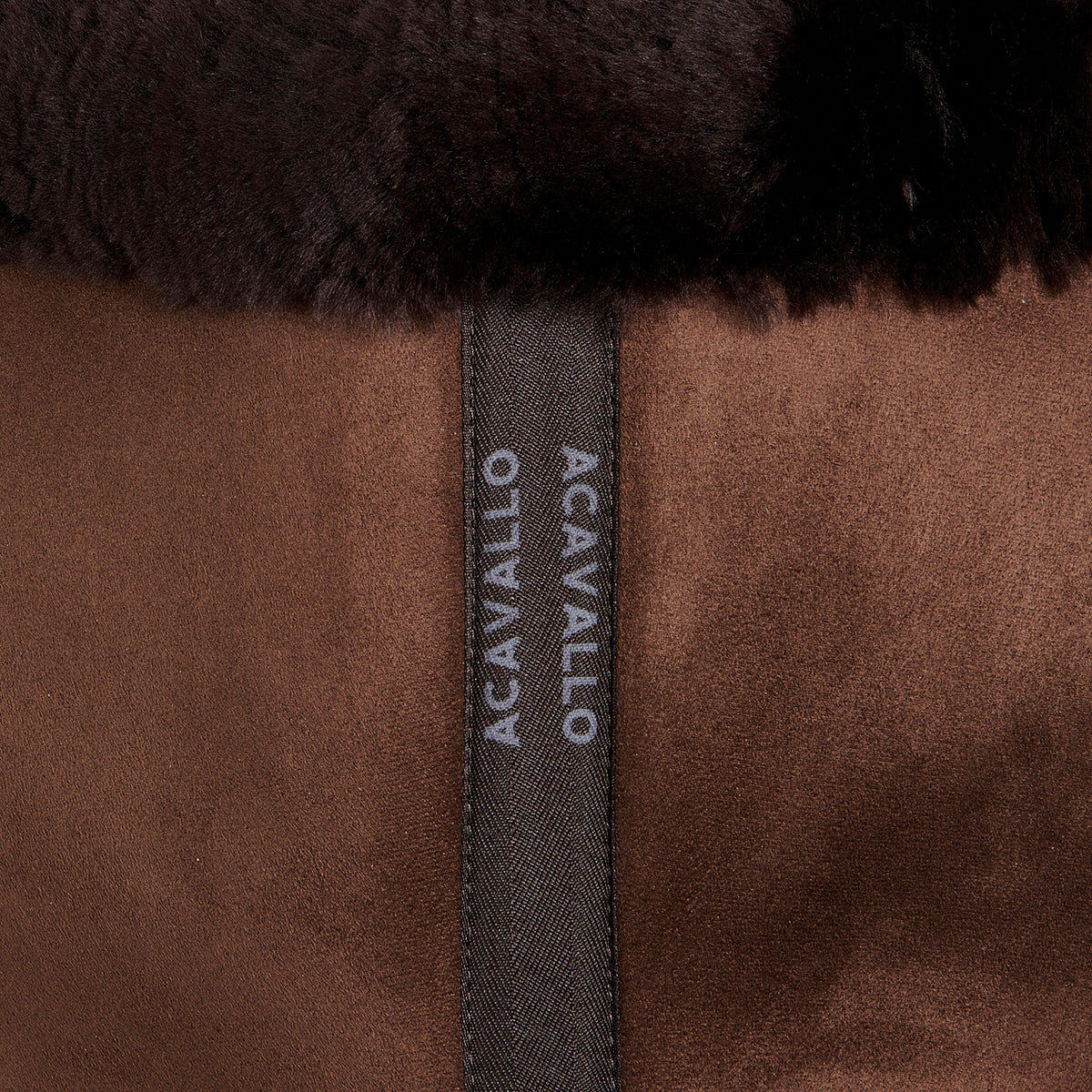 Acavallo - Underlag, memory foam, close contact, cut-out lammeskind, flat