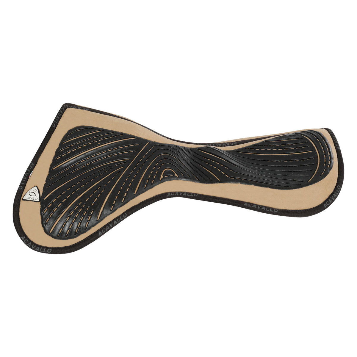 Acavallo - Underlag, memory foam, close contact, ruskind, gel grip, flat