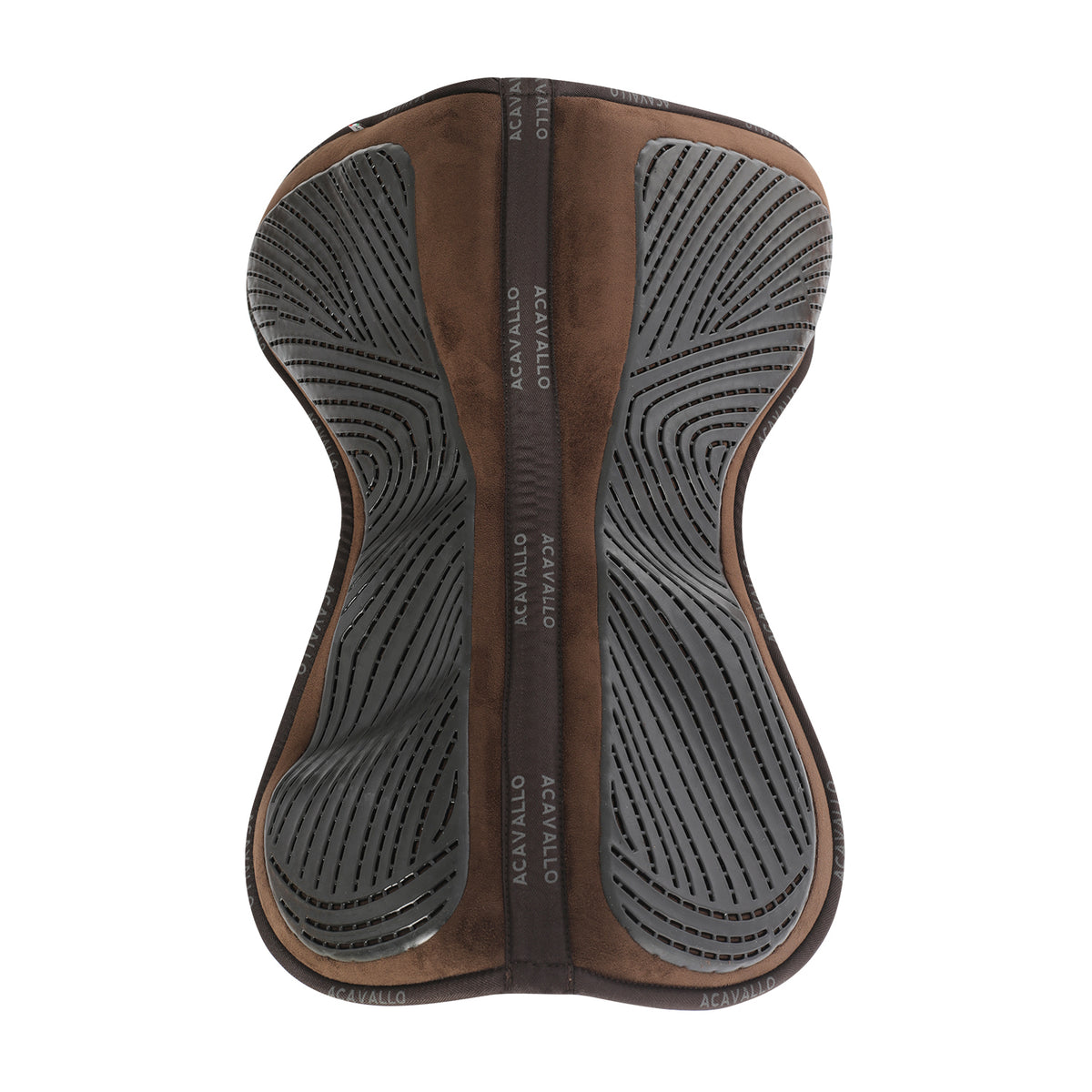 Acavallo - Underlag, memory foam, close contact, ruskind, gel grip, flat